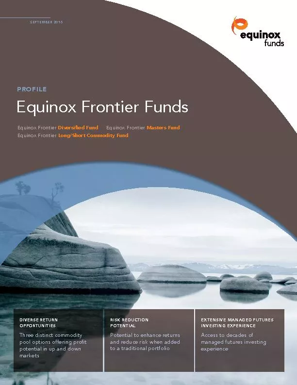 Securities offered through Equinox Group Distributors, LLC, Member FIN