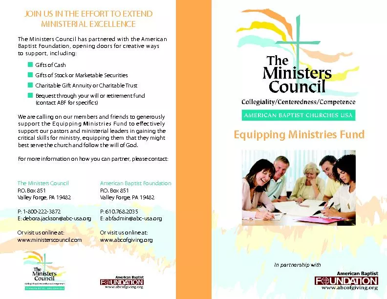 Equipping Ministries Fund