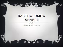 Bartholomew Sharpe