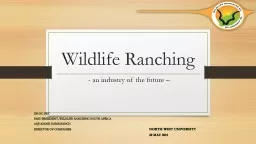 Wildlife Ranching
