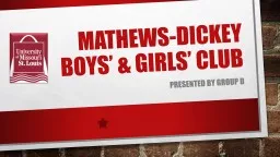 Mathews-Dickey Boys’ & girls’ Club
