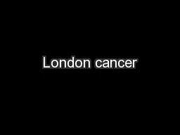 London cancer