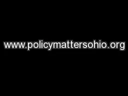 www.policymattersohio.org