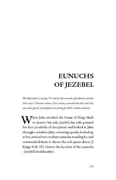 EUNUCHS OF JEZEBEL