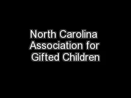 North Carolina Association for Gifted Children