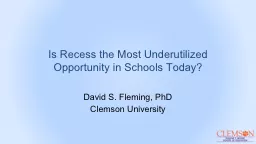 Is Recess the Most Underutilized Opportunity in Schools Tod