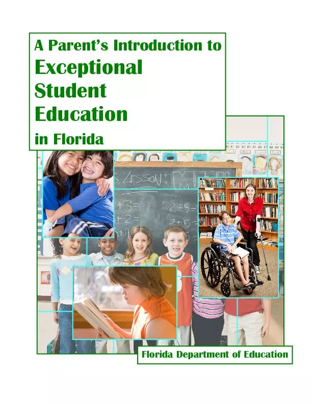 A Parent’s Introduction toExceptional Student in Florida