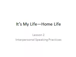 It’s My Life—Home Life