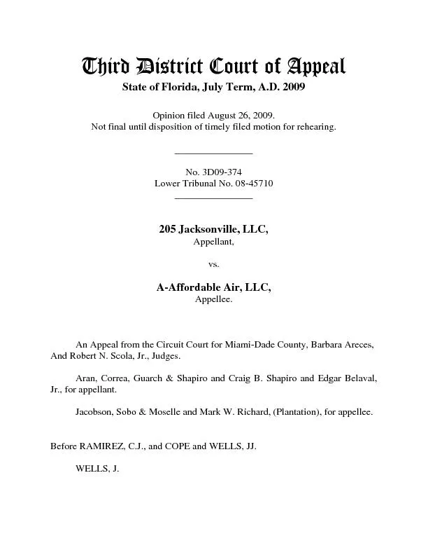 Third District Court of Appeal