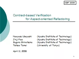 1 Contract-based Verification