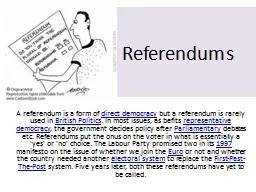 Referendums