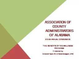 ASSOCIATION OF COUNTY ADMINISTRATORS OF ALABAMA