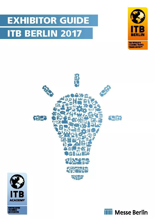 EXHIBITOR GUIDEITB BERLIN 2017