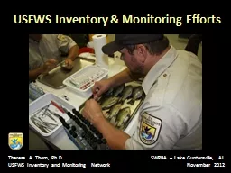 USFWS Inventory & Monitoring Efforts