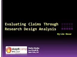 Evaluating Claims Through