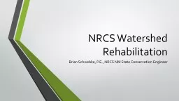 NRCS Watershed Rehabilitation