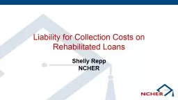 Collection Costs on Rehabilitated Loans