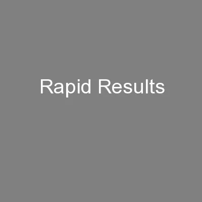 Rapid Results