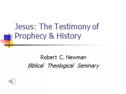 Jesus: The Testimony of Prophecy & History