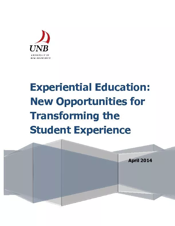 Experiential Education: