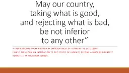 May our country,