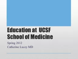 Education at  UCSF