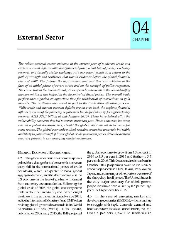 External Sector