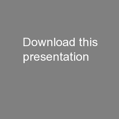 Download this presentation