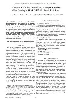 International Journal of Materials Mechanics and Manuf