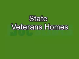 State Veterans Homes