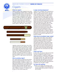 Cigars What are cigars Cigars are tobacco rolls wrappe