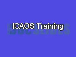 ICAOS Training
