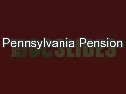 Pennsylvania Pension