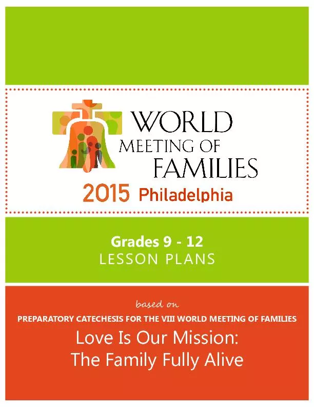 Prayer for the World Meeting of Families