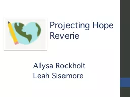 Projecting Hope