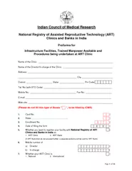 Page of  Indian Council of Medical Research National R