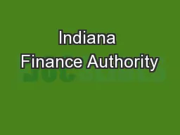 Indiana Finance Authority