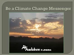 Be a Climate Change Messenger