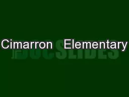Cimarron   Elementary
