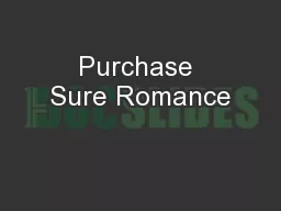Purchase Sure Romance