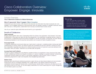 Solution Overview Cisco Collaboration Solutions for Mi