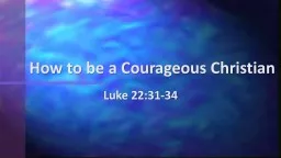 Luke 22:31-34