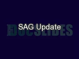 SAG Update