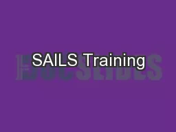 SAILS Training