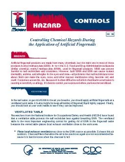 Controlling Chemical Hazards Duringthe Application of Artificial Finge