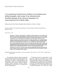 A compartment model based validation of air displaceme