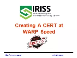 Creating A CERT at WARP