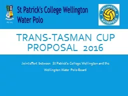 Trans-Tasman Cup Proposal