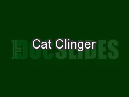 Cat Clinger