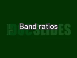 Band ratios